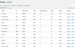 AffiliateWP screenshot 2