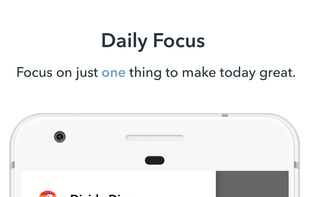 We're fans of yoga at Appaday and so we built in a section to bring the concept of having a "daily intention" into the sidebar of writeaday.