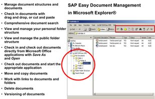 SAP Easy Document Management in Windows Explorer
