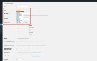 Profile Extra Fields WordPress Plugin screenshot 2