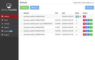 BackupGuard screenshot 1