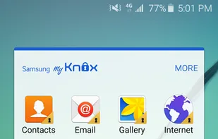 Samsung KNOX screenshot 1