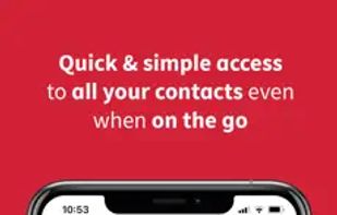 Instantly access all your contacts even when on the go