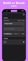 OnTrack Goals Habits Tracker screenshot 2