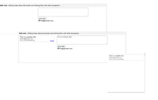QMail Add Note to GMail screenshot 1