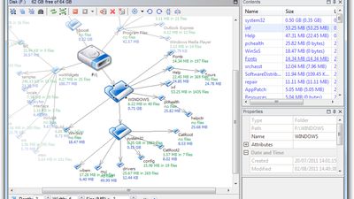 GraphVu Disk Space Analyzer screenshot 1