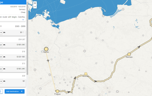 YourTravelRoute screenshot 1