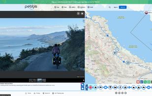 Create your own interactive journey map as you travel.