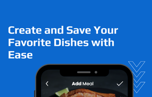 Create a healthy dish for your workout and save it in the NextLevelFit app for later usage.