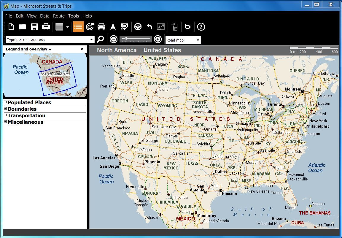 microsoft streets and trips replacement