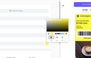 A simple form to create wallet passes