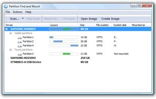 Partition Find and Mount screenshot 1
