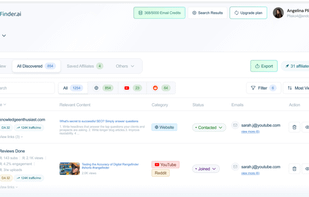 AffiliateFinder.ai screenshot 1
