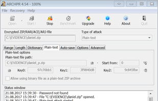 Advanced Archive Password Recovery screenshot 1