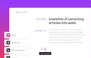 BeyondWords screenshot 1