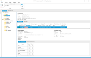 NTFS Permissions Auditor screenshot 1