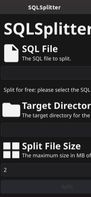 SQLSplitter screenshot 3