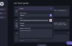 Yuwu.eu Website Builder General Settings