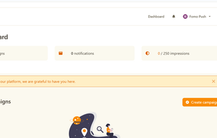 FomoPush screenshot 1