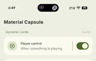 Material Capsule: Dynamic UI screenshot 1