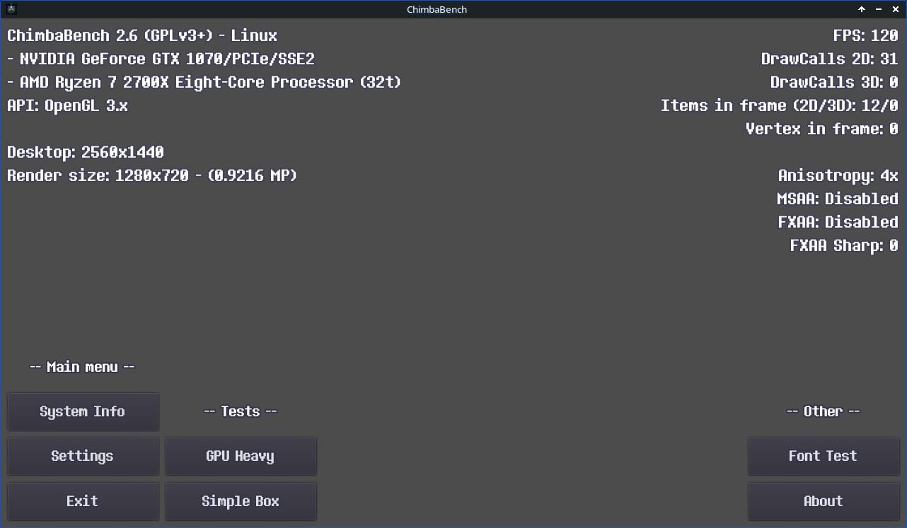 GpuTest - Cross-Platform GPU Stress Test and OpenGL Benchmark for Windows,  Linux and OS X