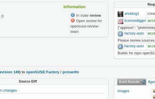 Open Build Service screenshot 2