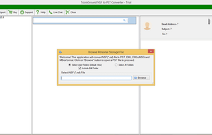 ToolsGround NSF to PST Converter screenshot 1