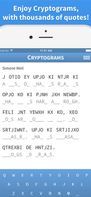 Cryptograms · Cryptoquote Game screenshot 1