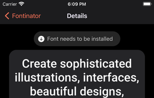 Fontinator screenshot 1