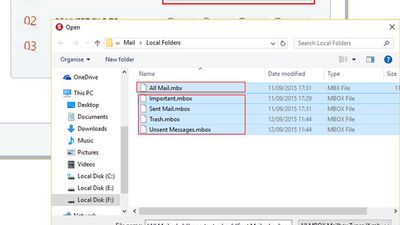 Select MBOX/MBX Files and file format option to convert 