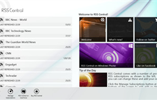 RSS Central screenshot 1