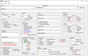 Easy RoboCopy screenshot 1
