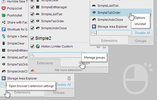 SimpleExtManager screenshot 3