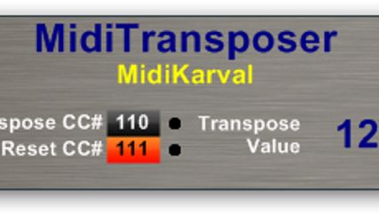 MidiTransposer screenshot 1