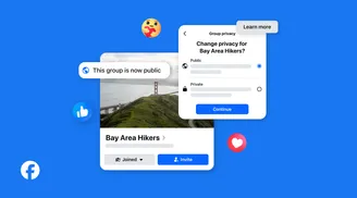 Facebook now lets group admins switch from private to public, with some protections image