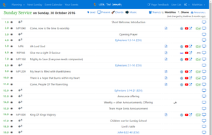 Sample Order of Service