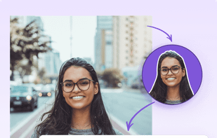 Professional headshot, profile picture and email signature generated from single image