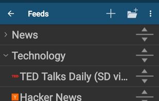 Handy News Reader screenshot 1