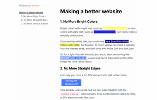 No more ugly websites screenshot 1