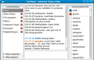 PyChess screenshot 1