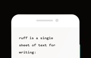 ruff: a writing companion screenshot 2