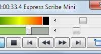 Express Scribe - Transcription Software - Mini Control