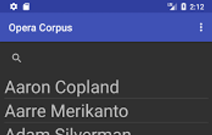Opera Corpus screenshot 1