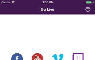 RTMP Live Broadcaster screenshot 1