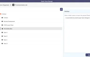  Vyapin Teams Manager screenshot 1