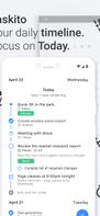 Taskito timeline – Task, logs, events & reminders