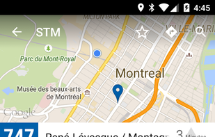 MonTransit screenshot 1