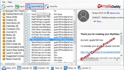MailsDaddy PST to Office 365 Migration Tool screenshot 1