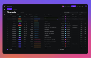 Actualize your project finances