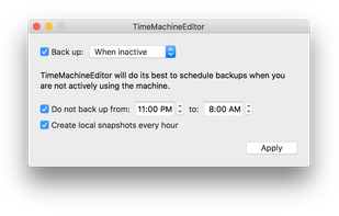 TimeMachineEditor screenshot 2